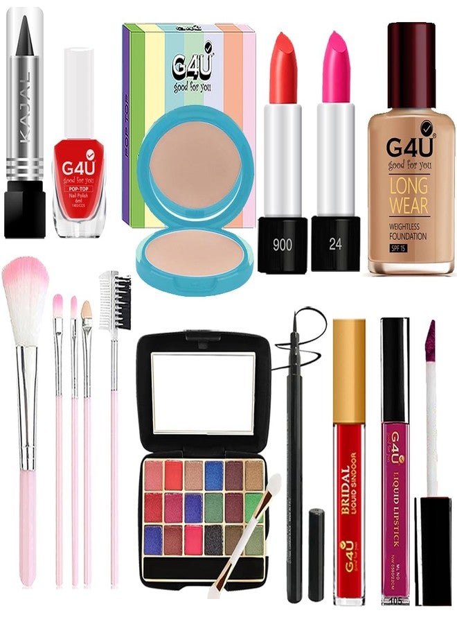 G4U All Skin Types Makeup Kit - 18 Professional Shades 181224 A63 - Image 1