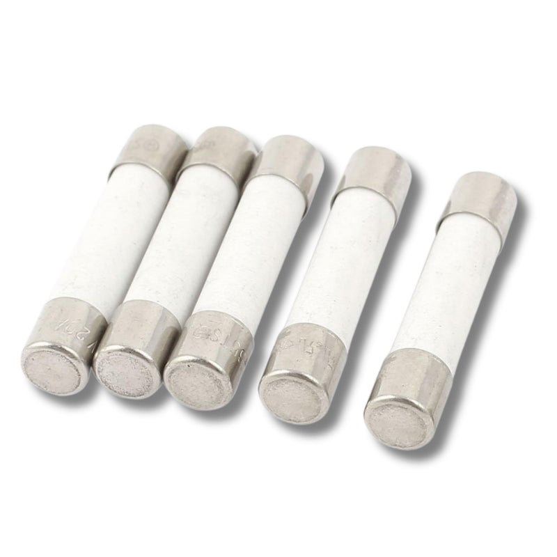 BlueCatELE Microwave Fuse 20 Amp 250V Slow-Blow, Universal Ceramic Fuse Replacement for GE WB27X10388, Whirlpool, Kenmore, and Other Microwaves, 6mm x 30mm (5-Pack) - Image 4