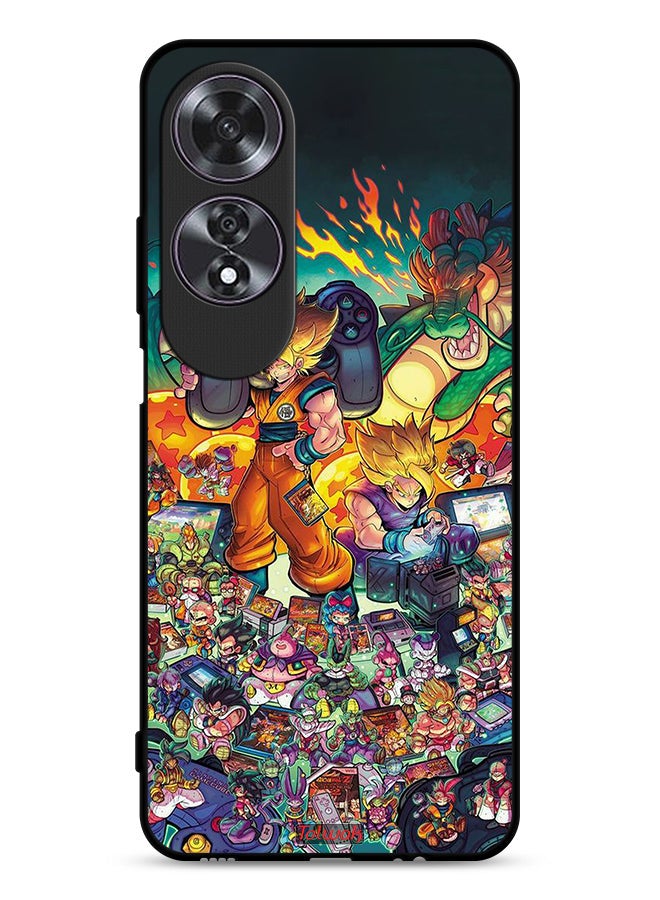 Tolwak Oppo A60 Protective Case Cover Gamer Art Doodles - Image 1