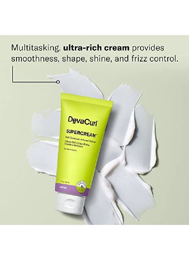 DevaCurl Supercream Rich Coconutinfused Definer 3 Fl. Oz.  - Image 3