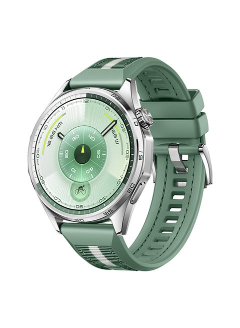 WATCH GT 6 46mm Smart Watch, 1.47-Inch Display, up to 21 days battery life, Compatible with iOS & Android, Health Monitor, 100+ Sports Modes, Green