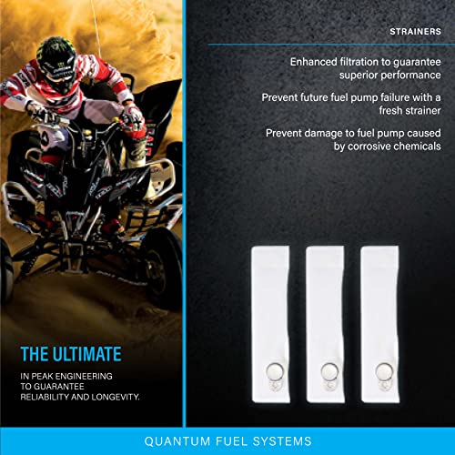 HFP QFS Fuel Pump Strainer QTY 3 Replacement for Harley Davidson V-Rod, Sportster 1200/883, Forty-Eight, Iron 1200/883, Seventy-Two, XR1200, Street Rod, Night Rod, 2002-2019, oem 62109-01A - Image 4