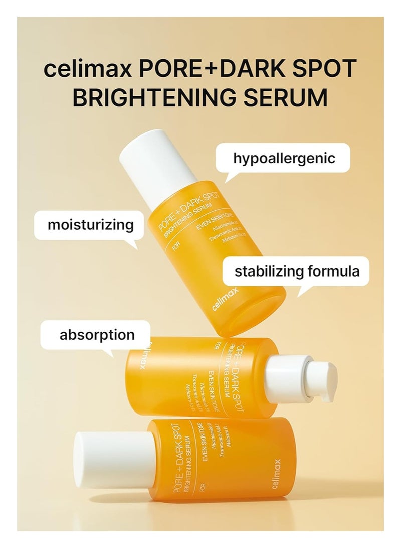 سيليماكس ثنائي سيليماكس لتفتيح المسام والبقع الداكنة: سيروم لتفتيح البقع الداكنة 30 مل + كريم لتفتيح المسام والبقع الداكنة 35 مل | مع النياسيناميد، وحمض الترانيكساميك، وكريم TXA، ومُصغِّر للمسام، غير مُهيِّج، مُرطِّب، للبشرة الحساسة - Image 2