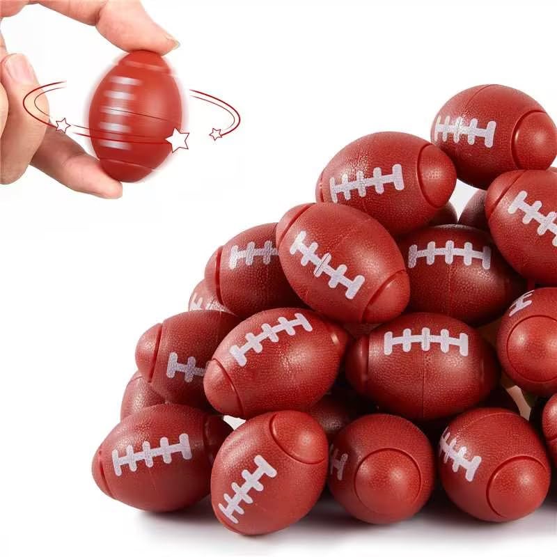 SCIONE 36 Pack Football Fidget Spinner Football Party Favors for Kids 48 812 Goodie Bag Stuffers Treasure Box Toys for Classroom Prizes Sports - Image 1