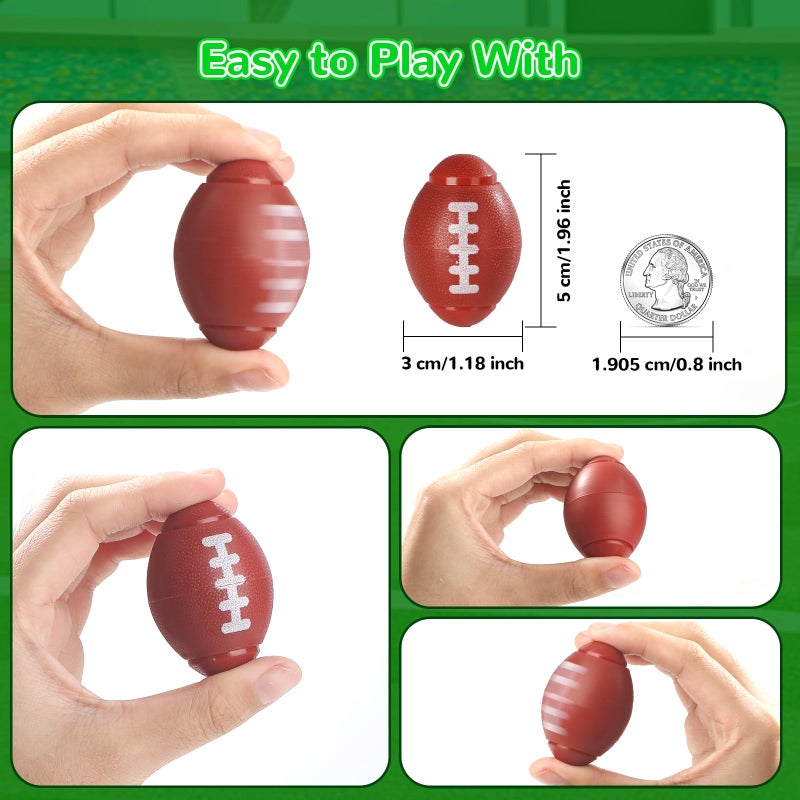 SCIONE 36 Pack Football Fidget Spinner Football Party Favors for Kids 48 812 Goodie Bag Stuffers Treasure Box Toys for Classroom Prizes Sports - Image 5