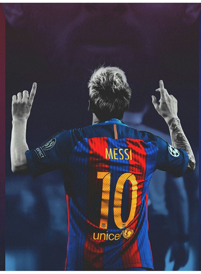 NIBEMINENT Football Themed Wall Art Multicolour - Image 1