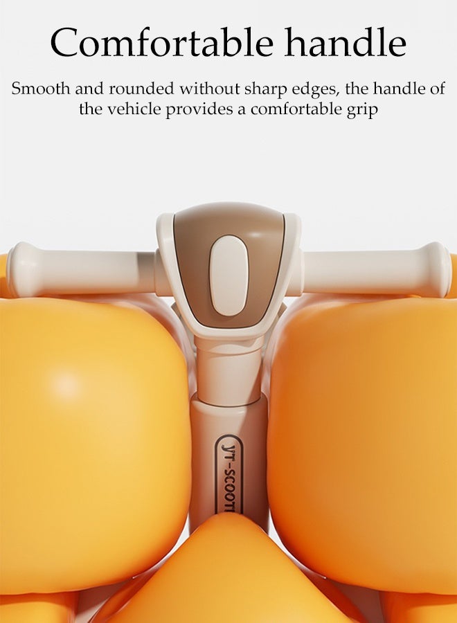 DUNISO Kids Balance Bike With 4 Wheels，Pedal Free Toddler Scooter,Indoor Outdoor Bicycle Toy Car ，Independent Limit Steering,Comfortable And Durable，Suitable For Children Aged 1 To 4 - Image 4