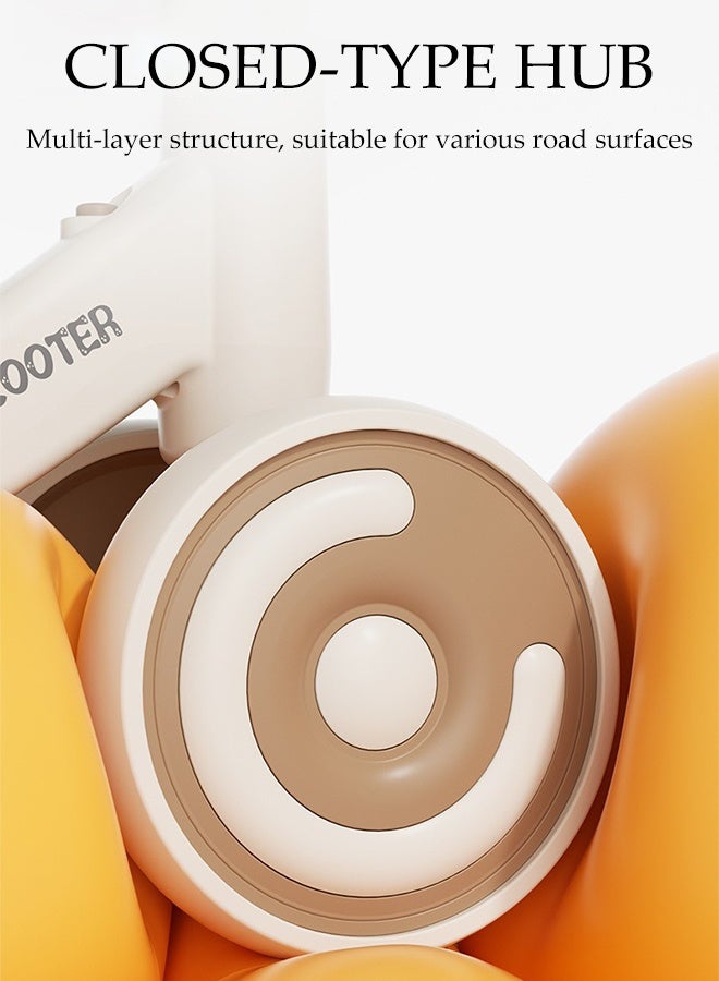 DUNISO Kids Balance Bike With 4 Wheels，Pedal Free Toddler Scooter,Indoor Outdoor Bicycle Toy Car ，Independent Limit Steering,Comfortable And Durable，Suitable For Children Aged 1 To 4 - Image 5