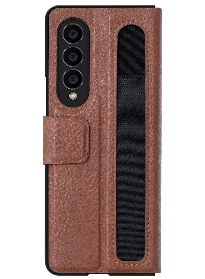 Nillkin - Aoge Leder Case Stifthalterung - Samsung Galaxy Z Fold 4 5G - Image 1