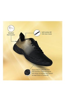Nivia Power Smash Tennis Shoe | Size : 4UK / 5US / 38EU | Lace-Up | Material Type : Mesh,Ethylene Vinyl Acetate | Badmintion | Squash  - Image 1
