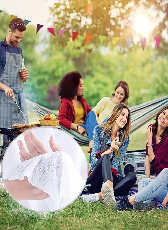 يمكن التخلص منها ضغط منشفة ، حزمة واحدة ، حزمة شفافة ، القطن المطهر ، السفر المحمولة - Image 4