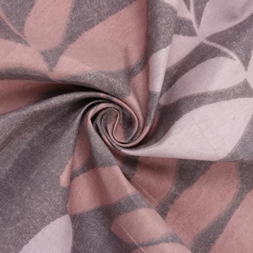 Nivasam Cotton Feel Glace Cotton Elastic Fitted Printed King Size Double Bed Bedsheet with 2 Pillow Cover(72"x78") 300-350 threadcount (Design3) - Image 5