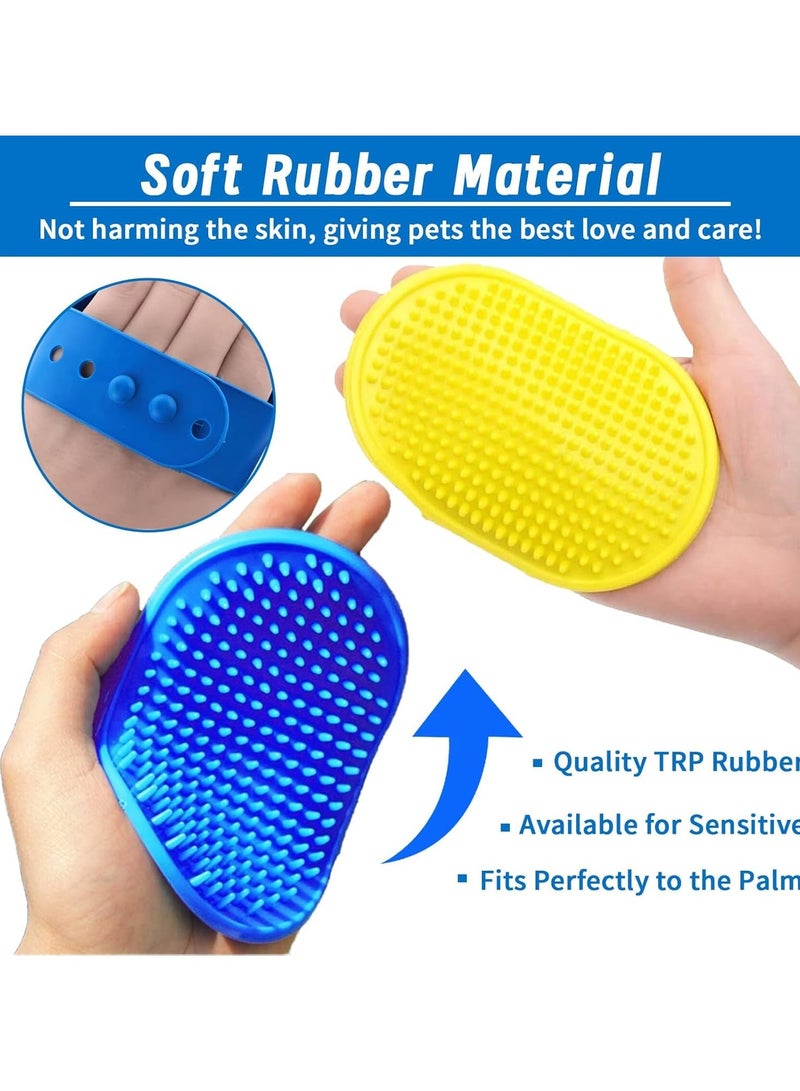 CMGTYYD 4 Pcs Dog Grooming Brush for Pets, Gentle Grooming, Easy to Clean for Dogs Cats with Long/Short/Curly Hair (Blue, 4 Colors) - Image 5