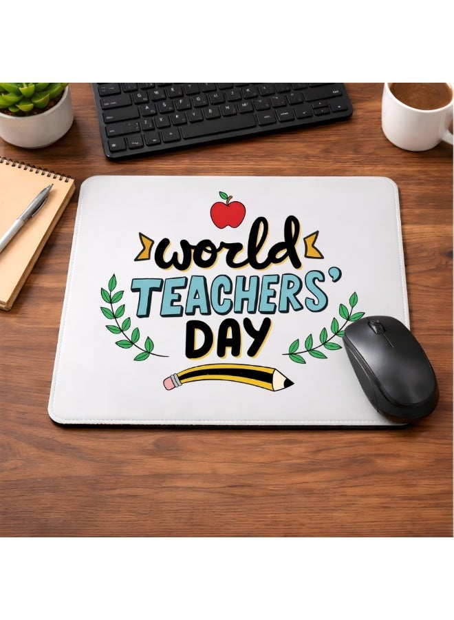 PRINTSHOP4ME Teacher's Day For Printed Mousepad-Non Slip Base Mousepad-Teacher Appreciation Gifts-Inspire Rectangle Mousepad-Gift Idea For Teachers-Desk Accessories - Image 3