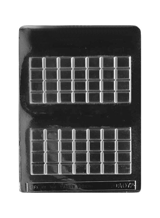 NIBEMINENT Bar Chocolate Mold Clear 6x2.75x0.27inch