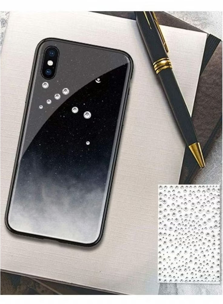 1700 Pcs Rhinestone Stickers Transparent Self Adhesive Crystal Glitter Diamond Art Gemstone Stickers Suitable for Face Decoration Diy Nail Phone Case 5 Sheet - Image 5