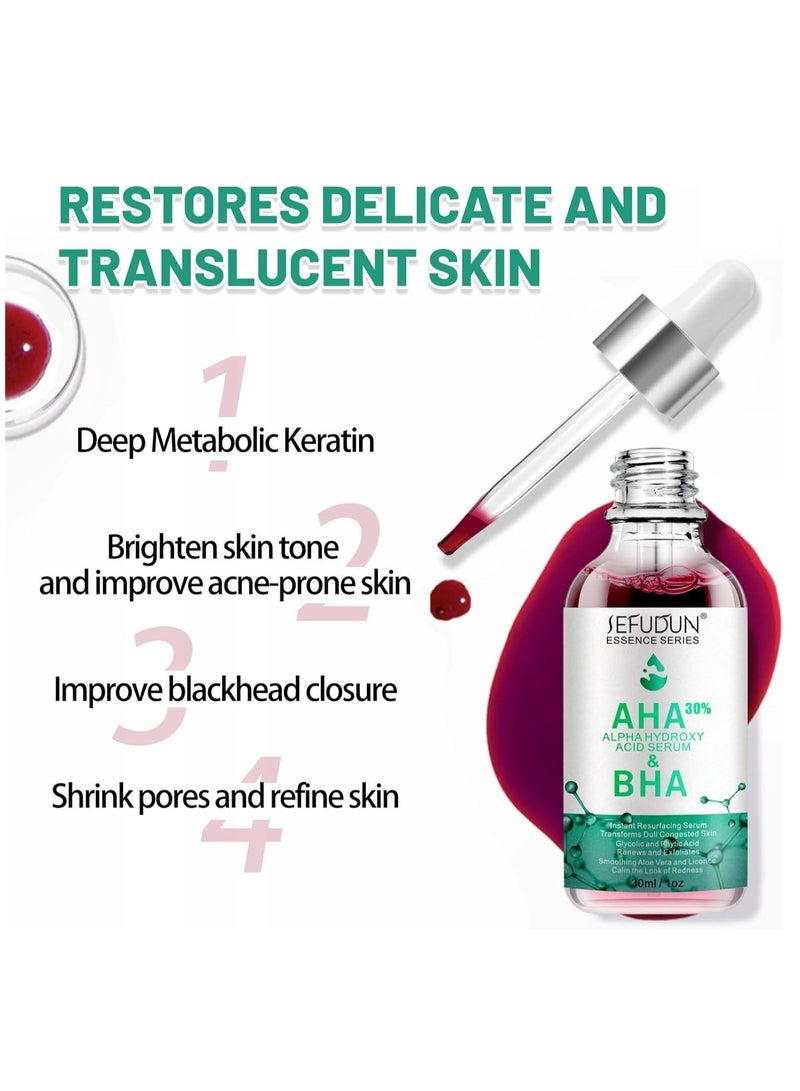 Sefudun Fruit Acid Face Serum, Dark Spot Remover & Hydrating Serum with Hyaluronic Acid, Fruit acid essence, Evens Skin Tone, Reduces Wrinkles, Korean Skin Care, 30ml - Image 4