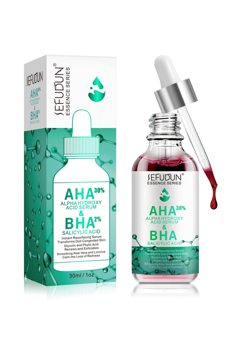 Sefudun Fruit Acid Face Serum, Dark Spot Remover & Hydrating Serum with Hyaluronic Acid, Fruit acid essence, Evens Skin Tone, Reduces Wrinkles, Korean Skin Care, 30ml - Image 1