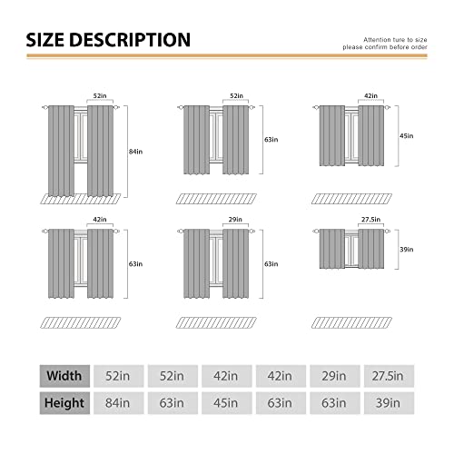 Riyidecor Teal Rustic Kitchen Curtains Short Small Farm Country Modern Farmhouse Rod Pocket Fork and Spoon Kitchenware Bedroom Living Room Treatment Fabric 2 Panels 26Wx36H Inch - Image 5