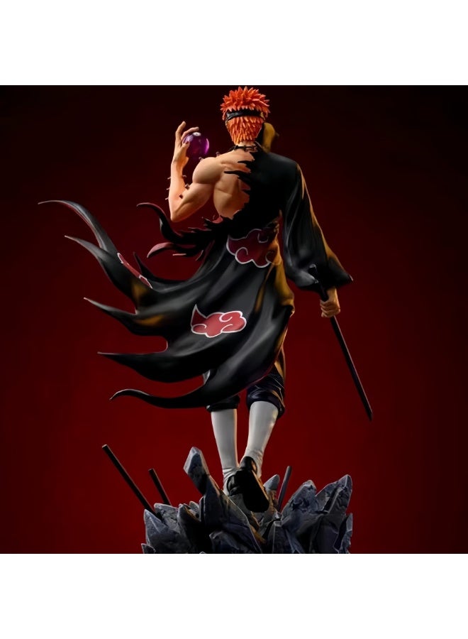 هالامودو النينجا النار الظل 10 سنوات من الألم في السماء 24cm مئات النينجا صدى سلسلة ، نموذج رائع أنيمي اليدوية ، هدية الديكور - Image 4