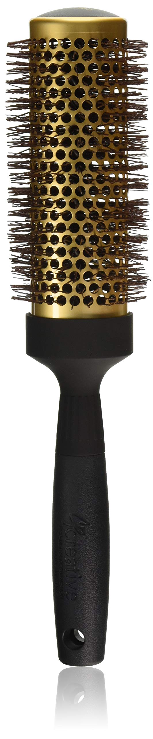 Creative Hair Brushes Gold Nano Ceramic 6 Inch Long Barrel Ion Wavy Bristles - Image 4