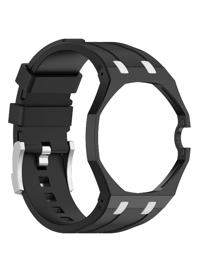سوار ساعة سيليكون متوافق مع ساعة AP x Swatch Royal Pop – سوار معصم بديل مقاوم للماء، سوار ناعم قابل للتحويل بتصميم يناسب التاج عند موضع الساعة الثالثة - Image 3