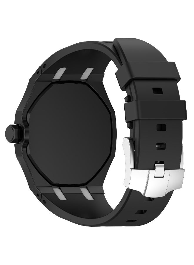 سوار ساعة سيليكون متوافق مع ساعة AP x Swatch Royal Pop – سوار معصم بديل مقاوم للماء، سوار ناعم قابل للتحويل بتصميم يناسب التاج عند موضع الساعة الثالثة - Image 2