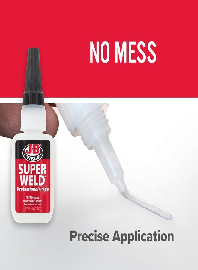 J-B Weld 33120H SuperWeld Glue - Clear Super Glue - 20g - Image 3