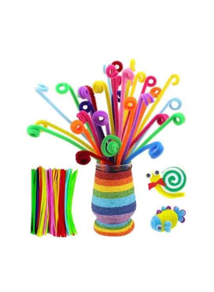 BLOOMING TIME Multicolored Pipe Cleaners Chenille Stems for DIY Crafts Decorations Creative School Projects - Image 1