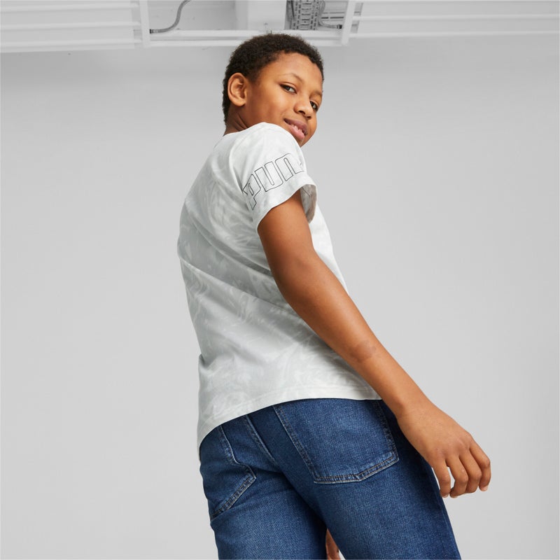 بوما تيشيرت للشباب POWER SUMMER Printed - Image 2