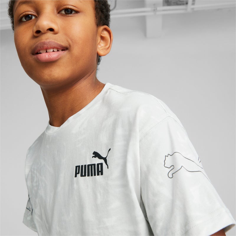 بوما تيشيرت للشباب POWER SUMMER Printed - Image 4