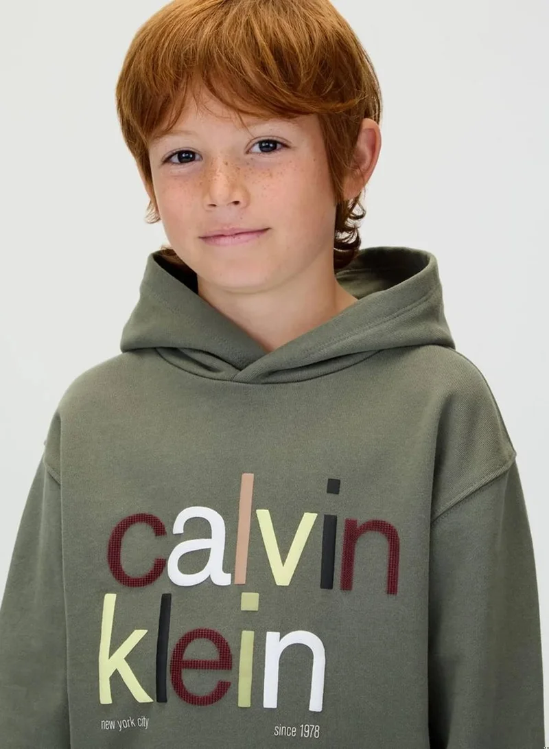 Calvin Klein Jeans Thyme Logo Hoodie for Men | Best Price UAE
