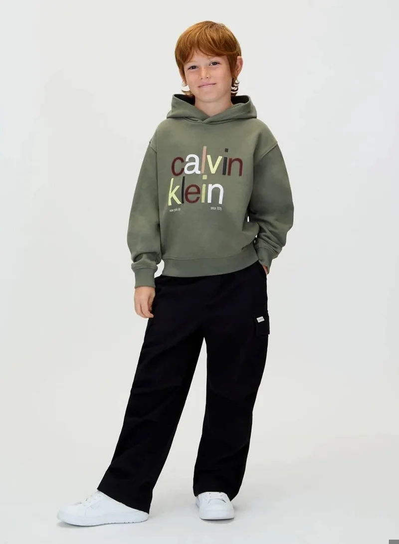 Calvin Klein Jeans Thyme Logo Hoodie for Men | Best Price UAE