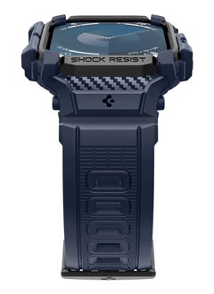 Spigen Rugged Armor Pro for Apple Watch Series 10 (46mm) Case with Band - Navy Blue  - Image 4
