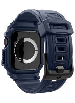Spigen Rugged Armor Pro for Apple Watch Series 10 (46mm) Case with Band - Navy Blue  - Image 2