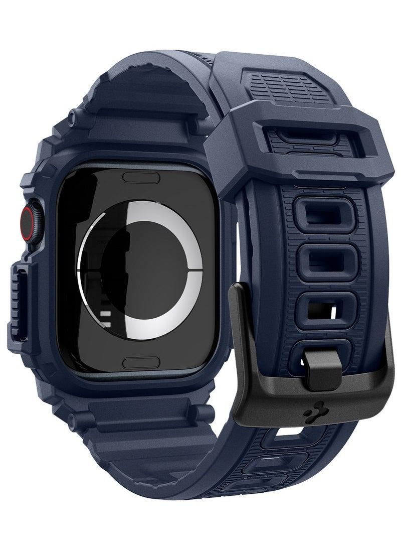 Spigen Rugged Armor Pro for Apple Watch Series 10 (46mm) Case with Band - Navy Blue  - Image 2