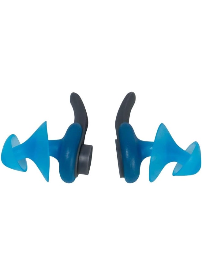 SPEEDO Aquatic Earplugs with Biofuse Technology - Clear/Fluro Tangerine - Image 3