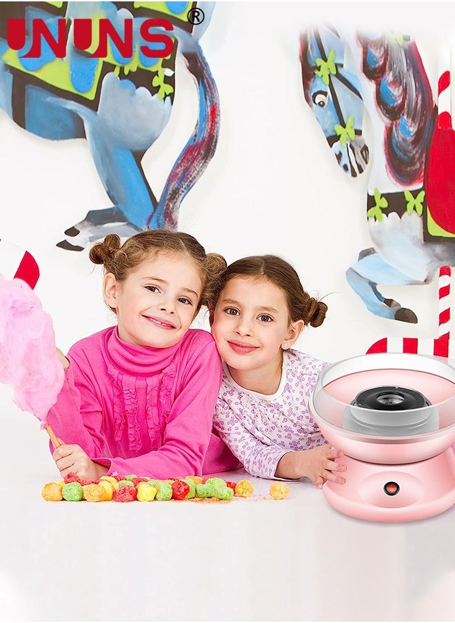 UNUNS Cotton Candy Machine,Portable Cotton Candy Maker,DIY Marshmallow Machine With Large Splash-Proof Plate For Home Birthday Family Party Cinema  - Image 4