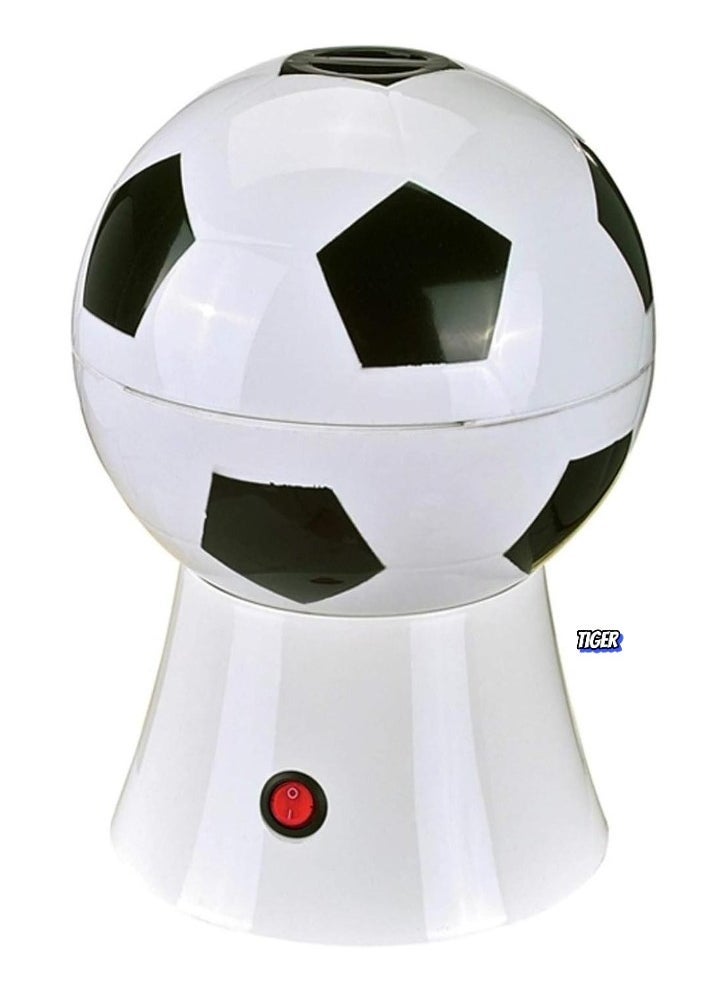 TIGER Mini Hot Air Popcorn Maker 1200W – Fun Soccer, Basketball, Volleyball Style Popcorn Machine for Oil-Free, Healthy Snacks – Perfect for Family Movie Nights, Parties, Football Games, and Events - Image 2