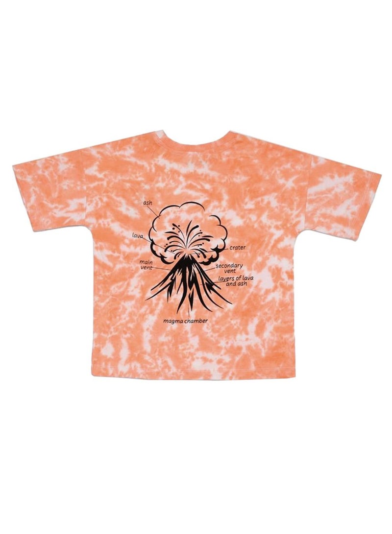 AIKO - Boys fun Volcano Printed T-Shirt - Image 3