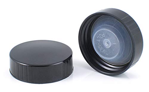 Newflager 24 Pieces 38mm Poly Seal Screw Taperseal Growler Caps (fits most 1/2 & 1 gallon jugs) - Image 3