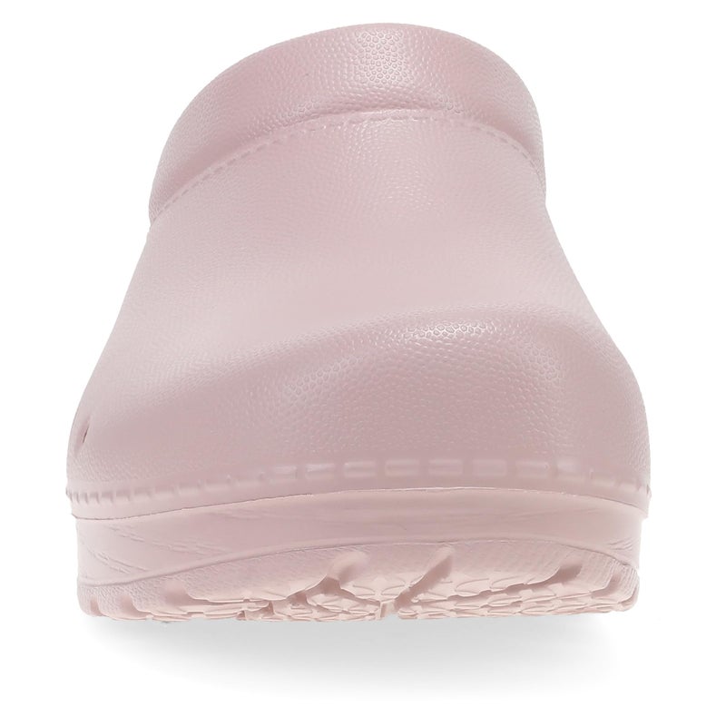 Dansko Kane Slip-On Mule Clog - Lightweight Cushioned Comfort and Removable EVA Footbed with Arch Support - Easy Clean Uppers Mauve 8.5-9 M US - Image 4