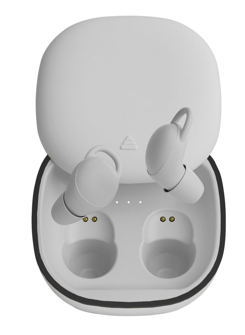 Wireless Earbuds Bluetooth In Ear Light-Weight Headphones Built-In Microphone Immersive Premium Sound With Charging Case (White) - Image 1