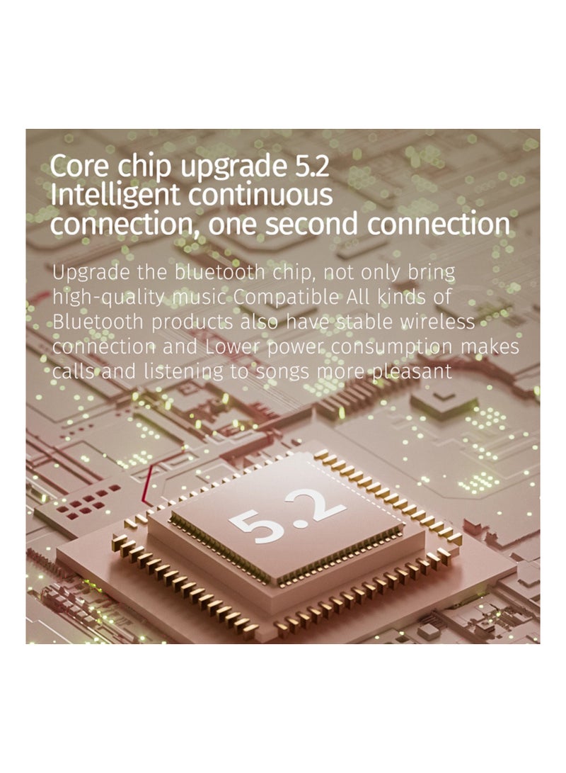 Wireless Earbuds Bluetooth In Ear Light-Weight Headphones Built-In Microphone Immersive Premium Sound With Charging Case (White) - Image 4