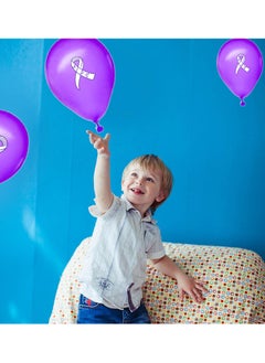 PRINTSHOP4ME Autism Awareness Balloons for Schools, Parties and Events - Puzzle Piece and Ribbon Design Balloons - Celebrate World Autism Day - Autism Acceptance Balloons  - Image 4