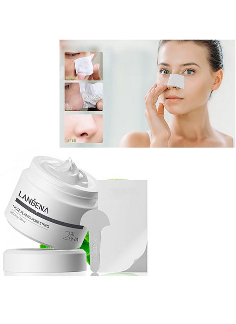 30g Nose Plants Pore Strips，Blackhead Remover For Nose，Peel-off Mask For Nose And Face, Deep Cleansing Nose Patches, Pore Patches, Blackhead Remover For Face,  Leave Your Skin Fresh And Clean In 10-15 Minutes