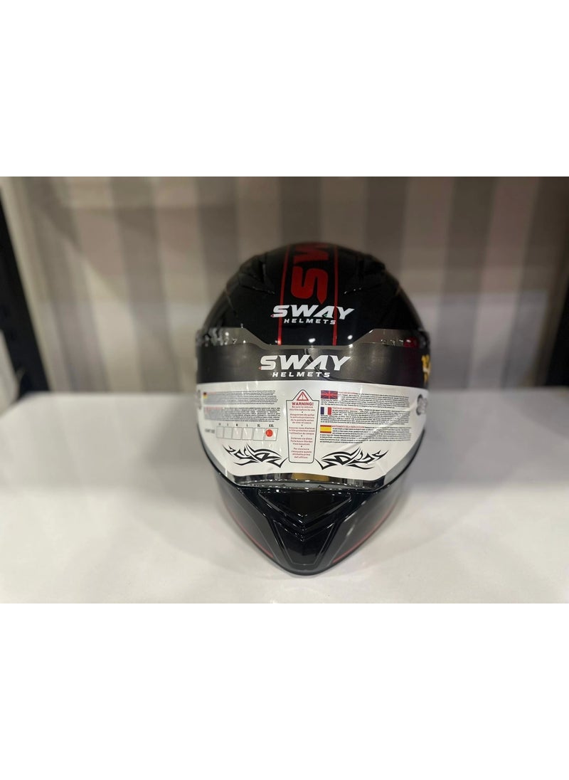 sway Helmet Sw 850 Black/red Full Face  - Image 2