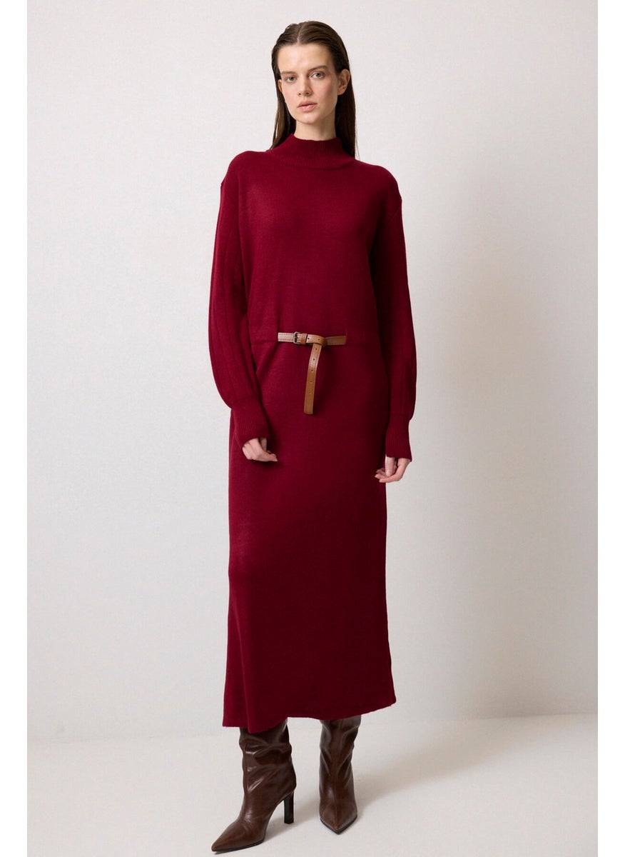 Touche - Waist Belted Knit Dress - Image 1