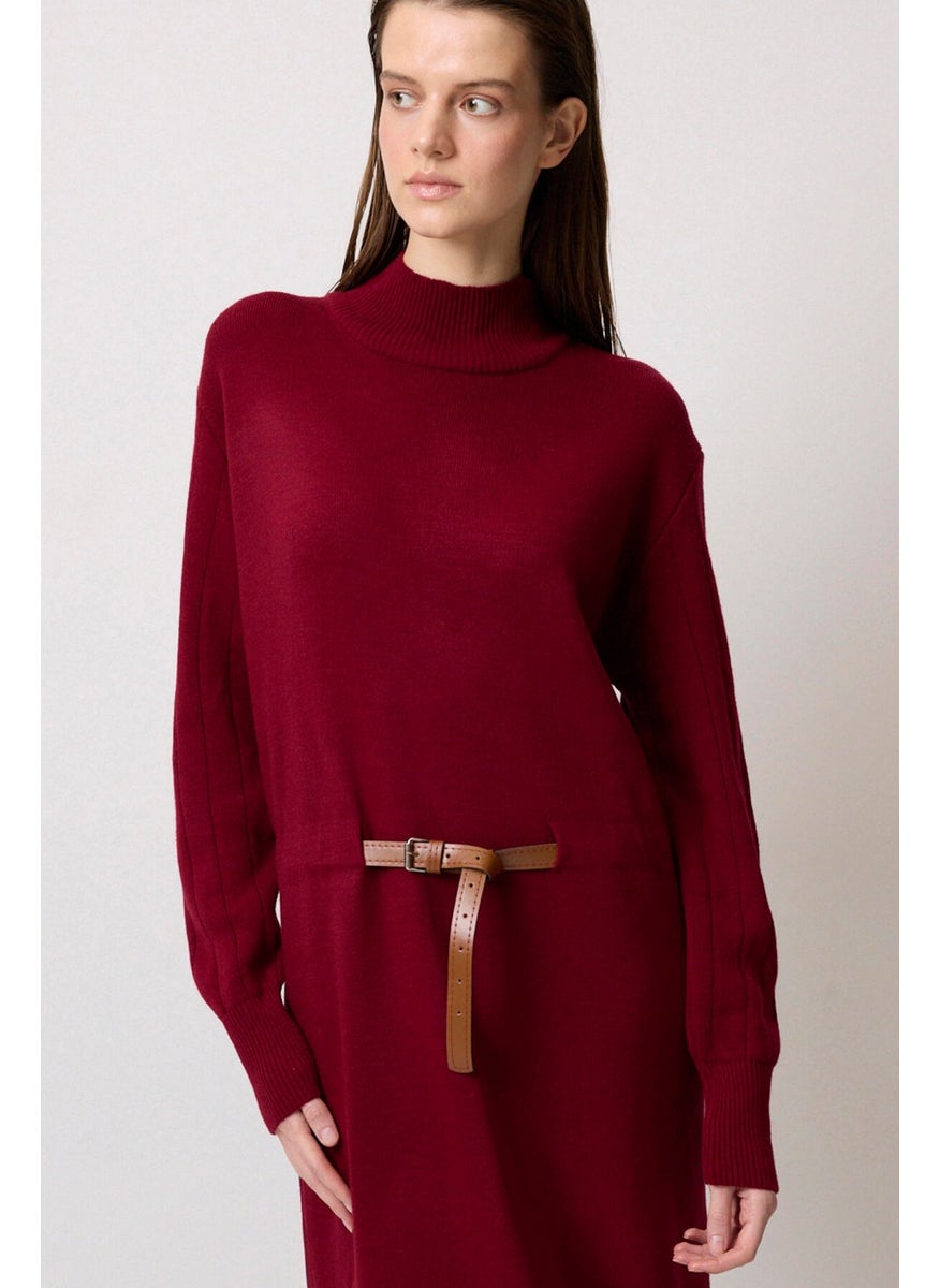 Touche - Waist Belted Knit Dress - Image 1