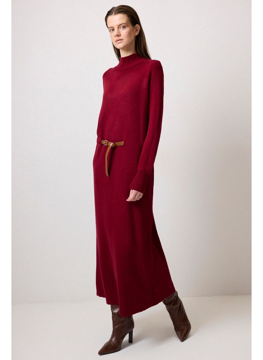 Touche - Waist Belted Knit Dress - Image 1